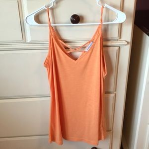 Orange camisole tank top